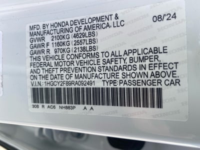 2024 Honda Accord Hybrid Touring