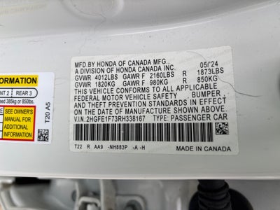 2024 Honda Civic Sedan EX