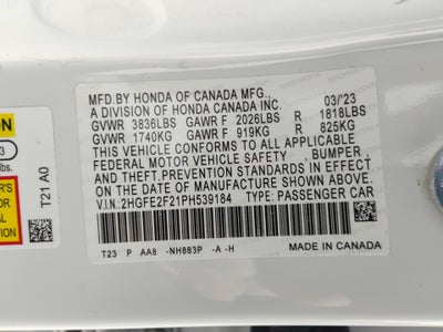 2023 Honda Civic Sedan LX