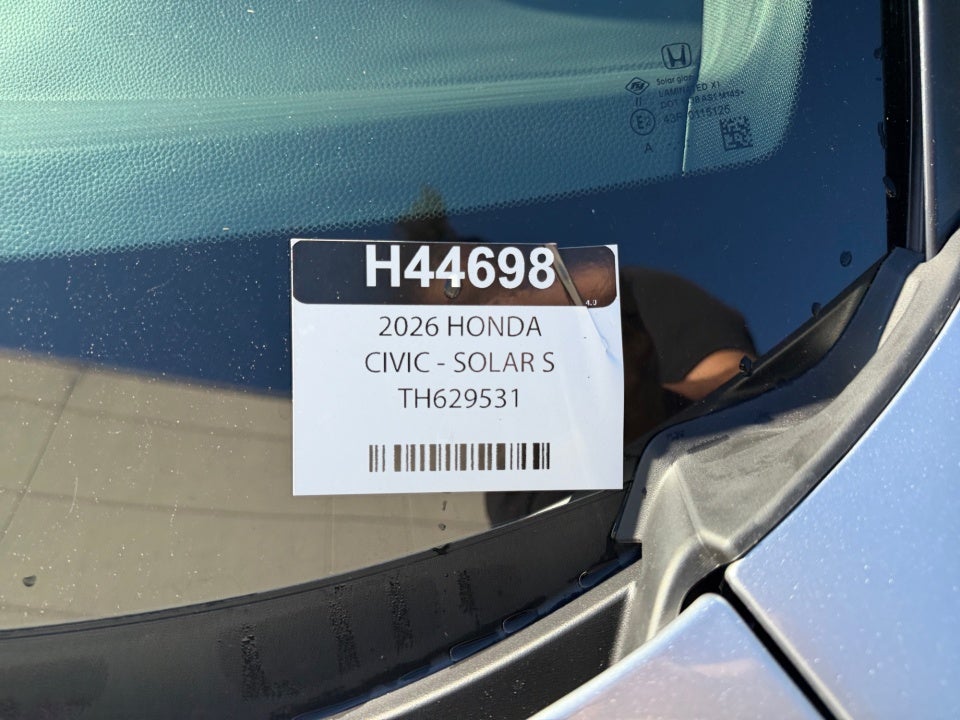 2026 Honda Civic Sedan Sport