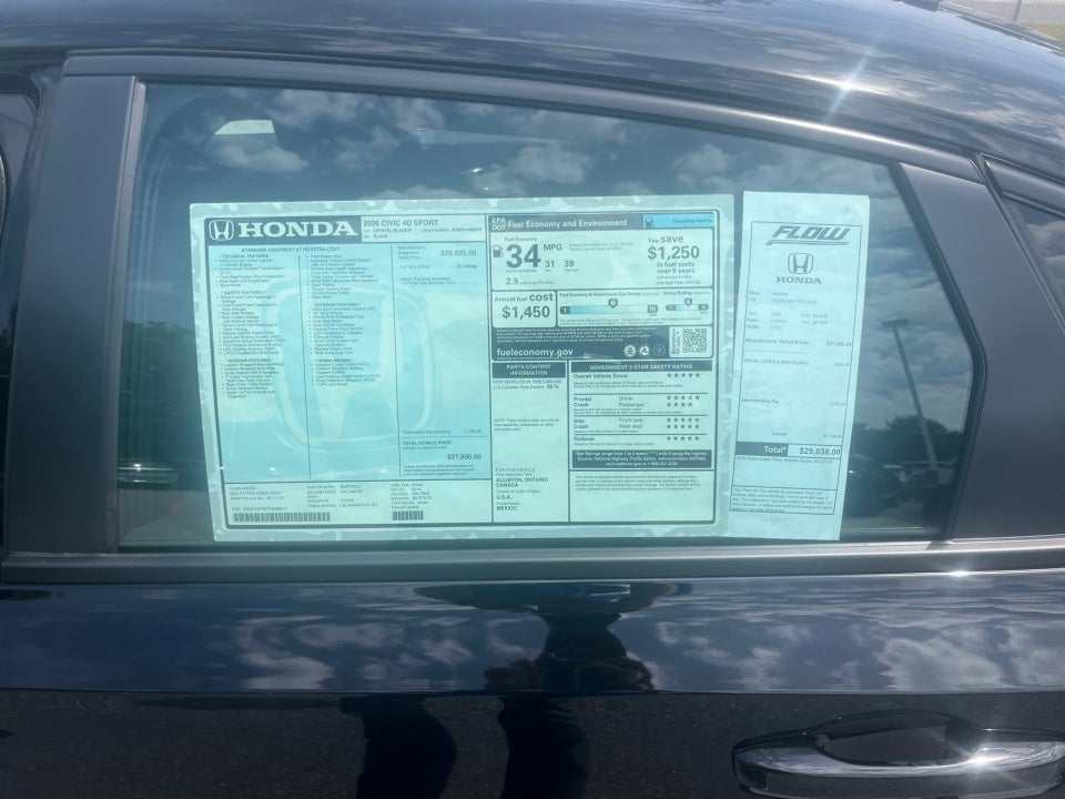 2026 Honda Civic Sedan Sport