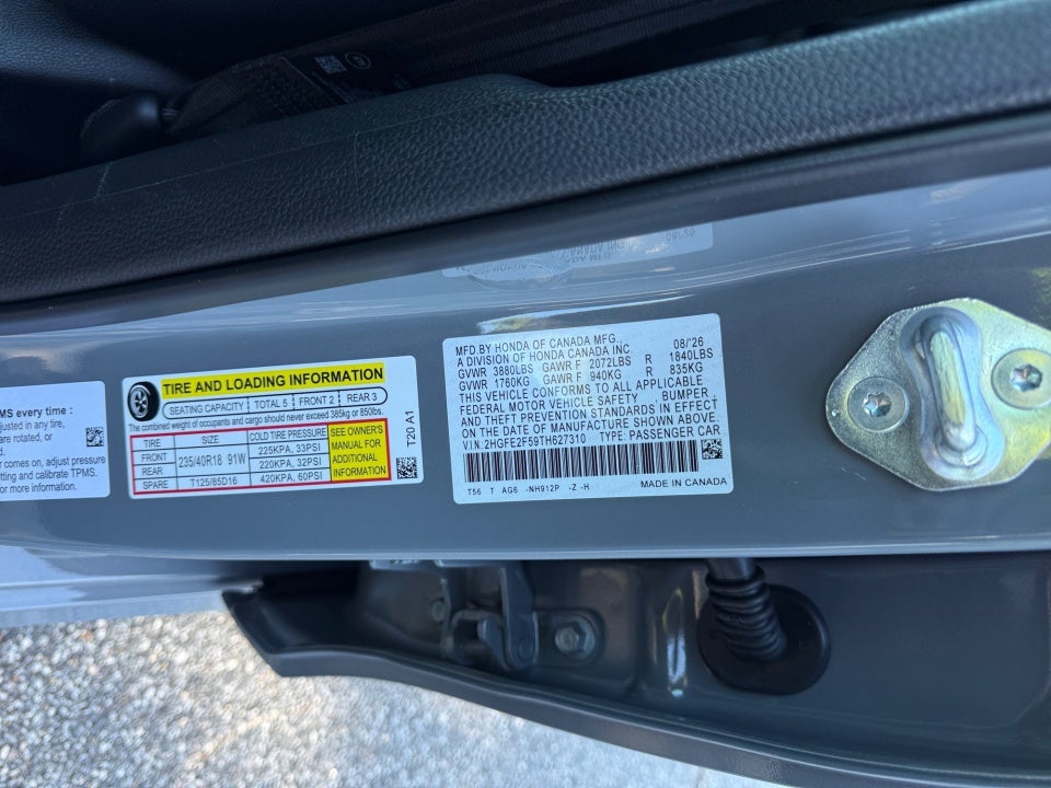 2026 Honda Civic Sedan Sport