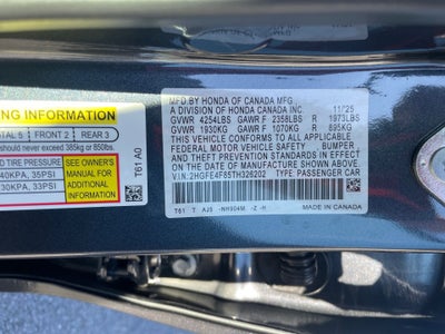 2026 Honda Civic Hybrid Sport