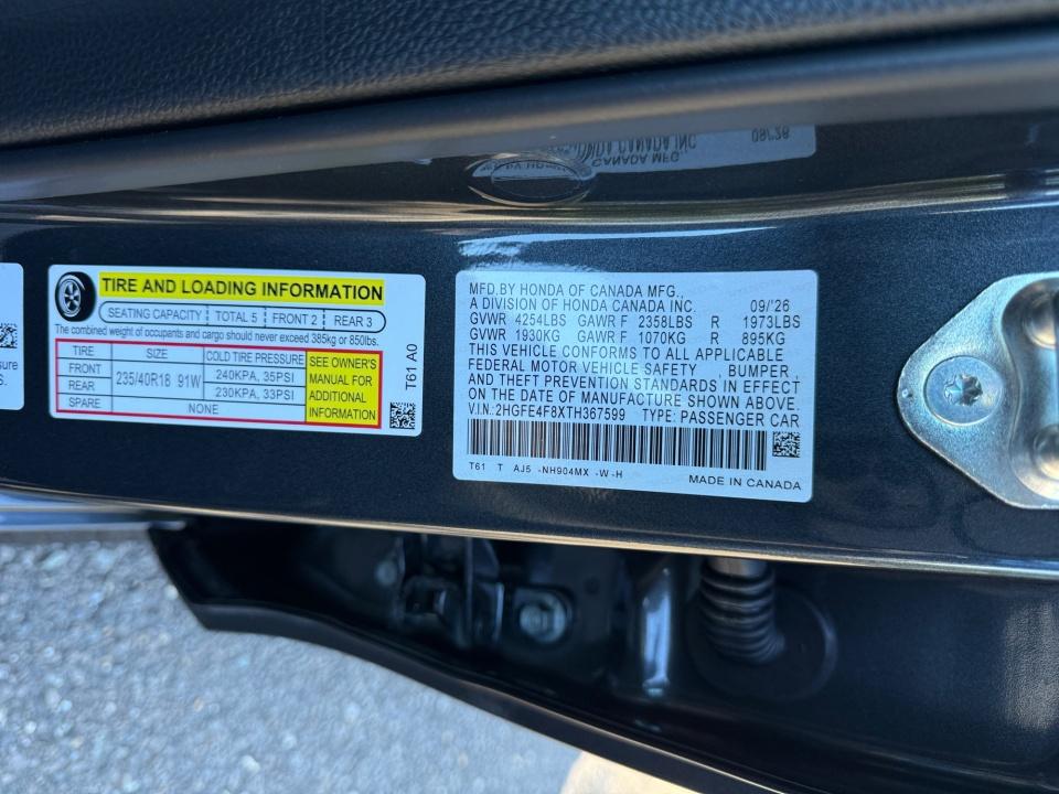 2026 Honda Civic Hybrid Sport