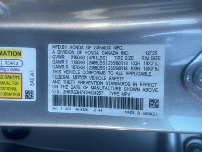 2026 Honda CR-V EX-L 2WD