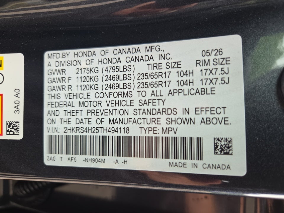 2026 Honda CR-V LX AWD