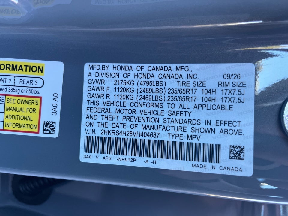 2027 Honda CR-V LX