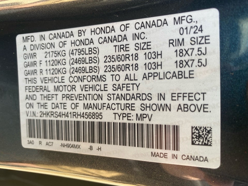2024 Honda CR-V EX AWD