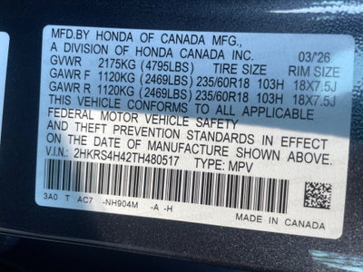 2026 Honda CR-V EX AWD