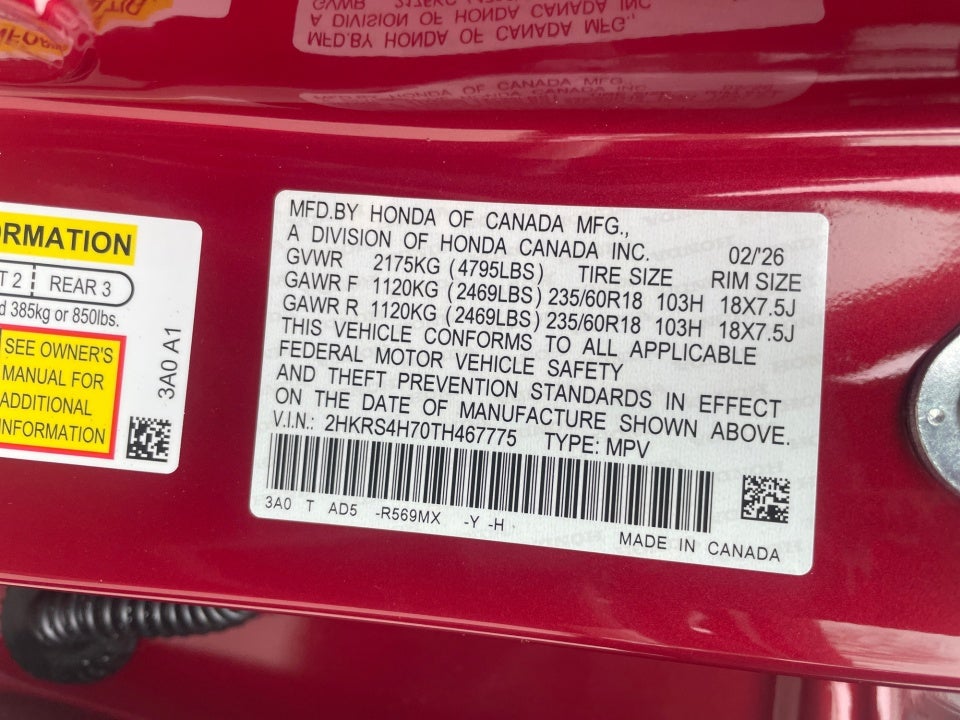 2026 Honda CR-V EX-L AWD