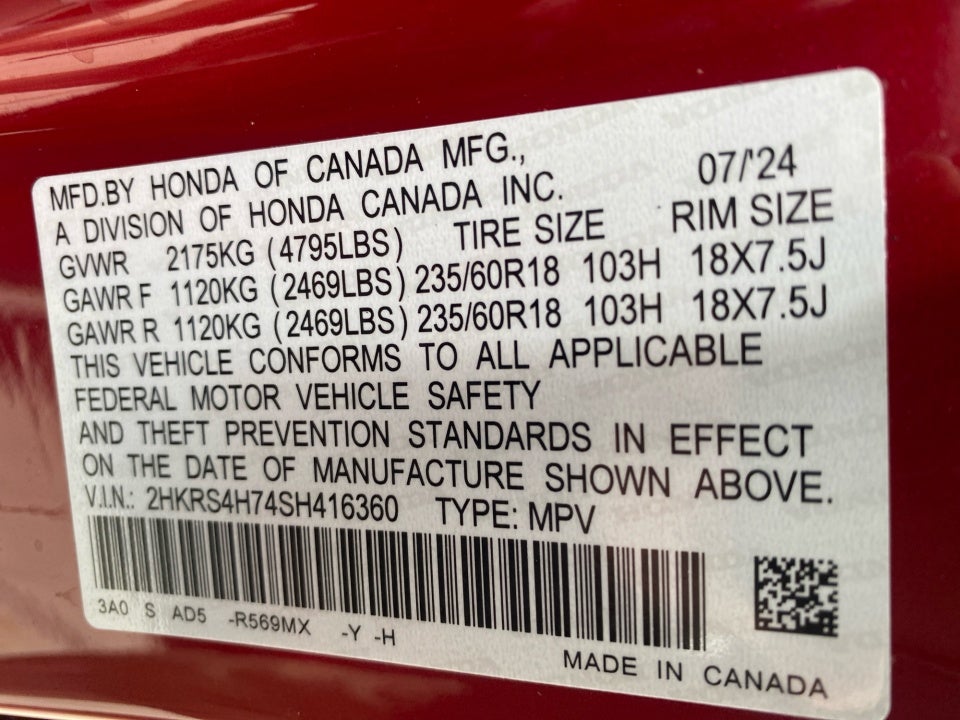 2025 Honda CR-V EX-L AWD