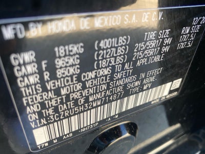 2021 Honda HR-V 2WD LX