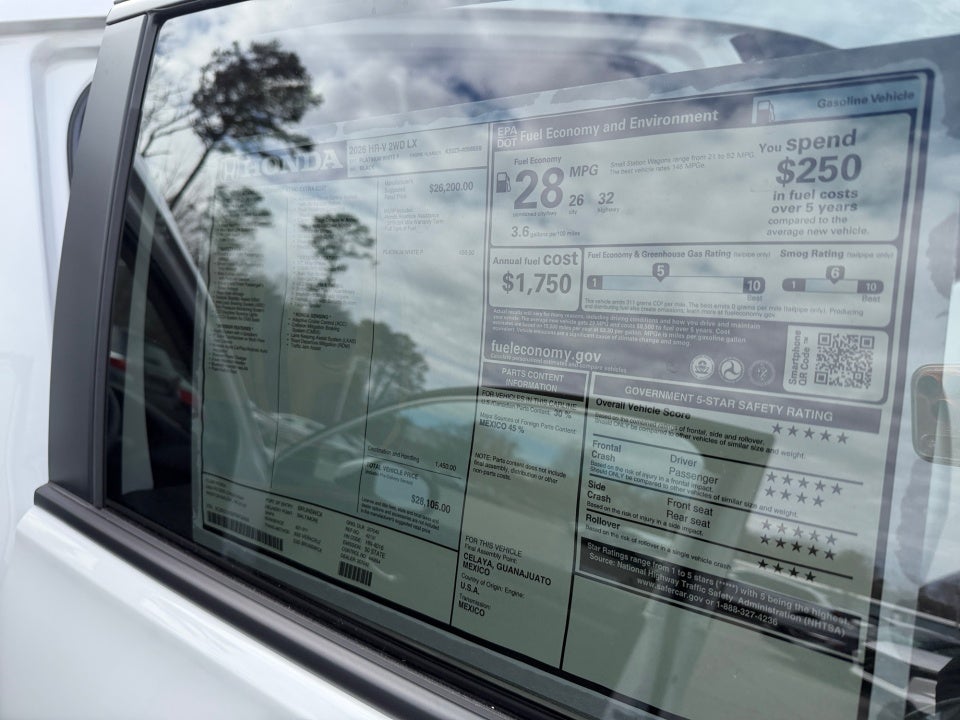 2026 Honda HR-V 2WD LX