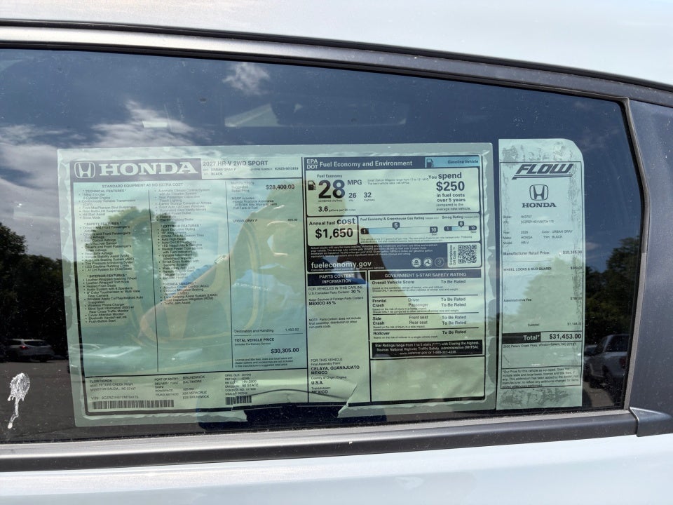 2027 Honda HR-V Sport 2WD