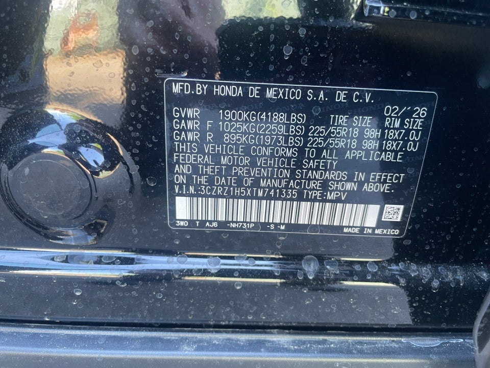 2026 Honda HR-V 2WD Sport
