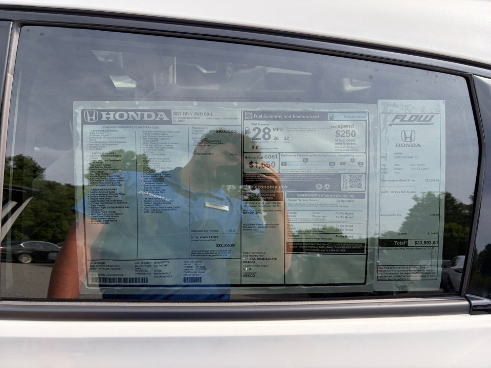 2027 Honda HR-V EX-L