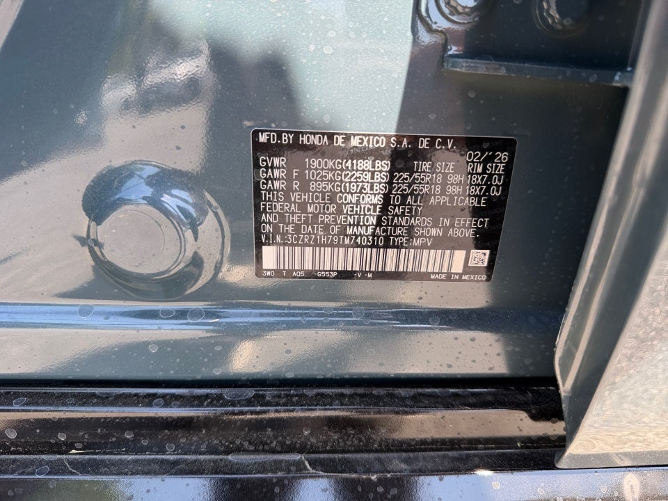 2026 Honda HR-V 2WD EX-L