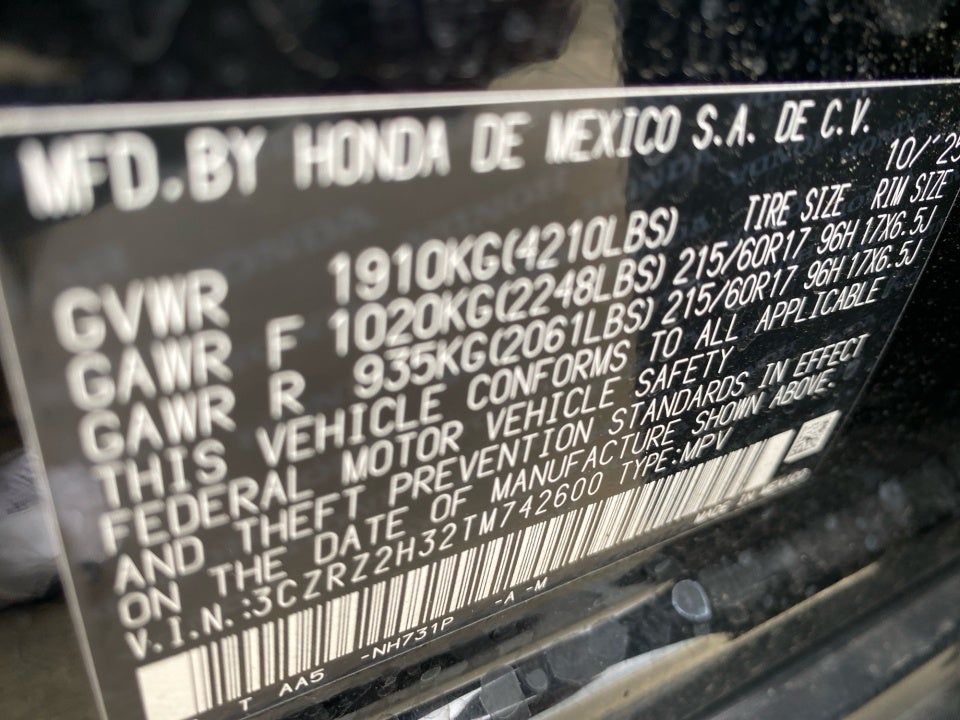 2026 Honda HR-V AWD LX