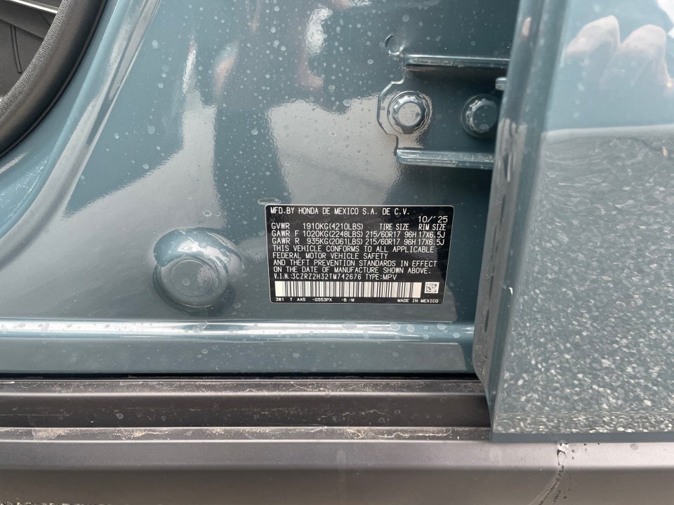 2026 Honda HR-V AWD LX