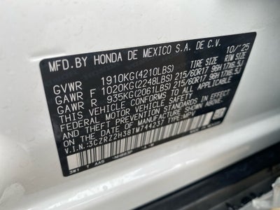 2026 Honda HR-V AWD LX
