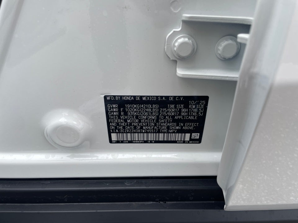 2026 Honda HR-V AWD LX