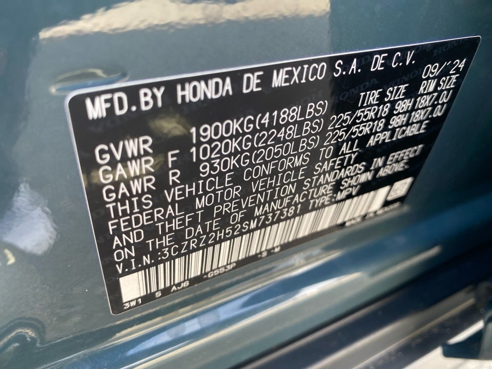 2025 Honda HR-V AWD Sport