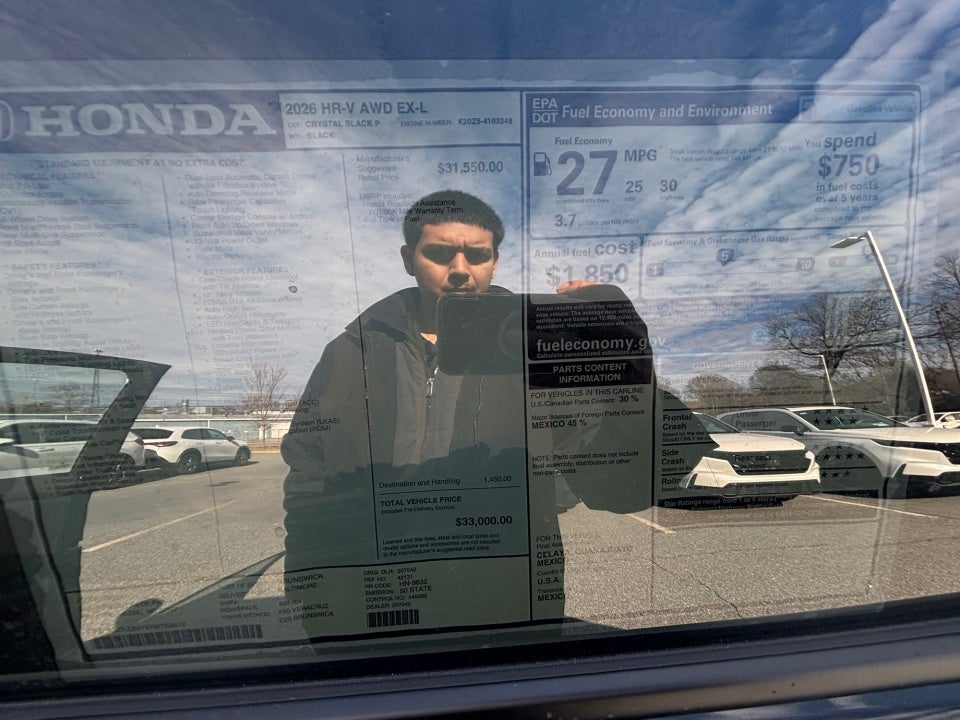 2026 Honda HR-V AWD EX-L