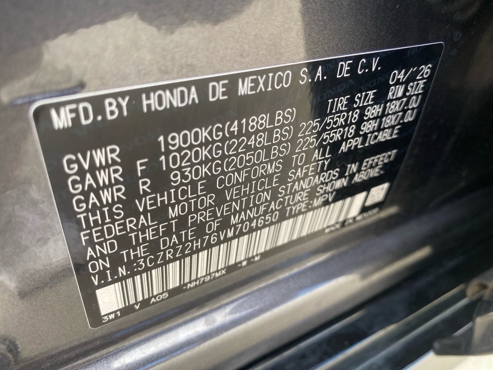 2027 Honda HR-V EX-L