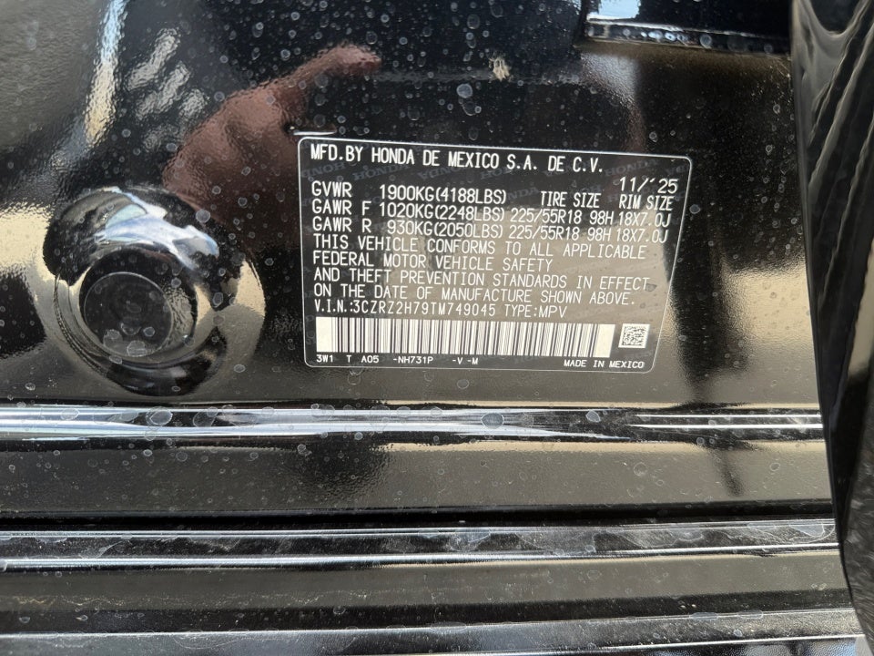 2026 Honda HR-V AWD EX-L