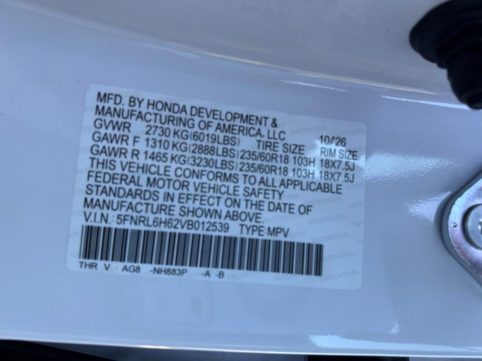 2027 Honda Odyssey EX-L