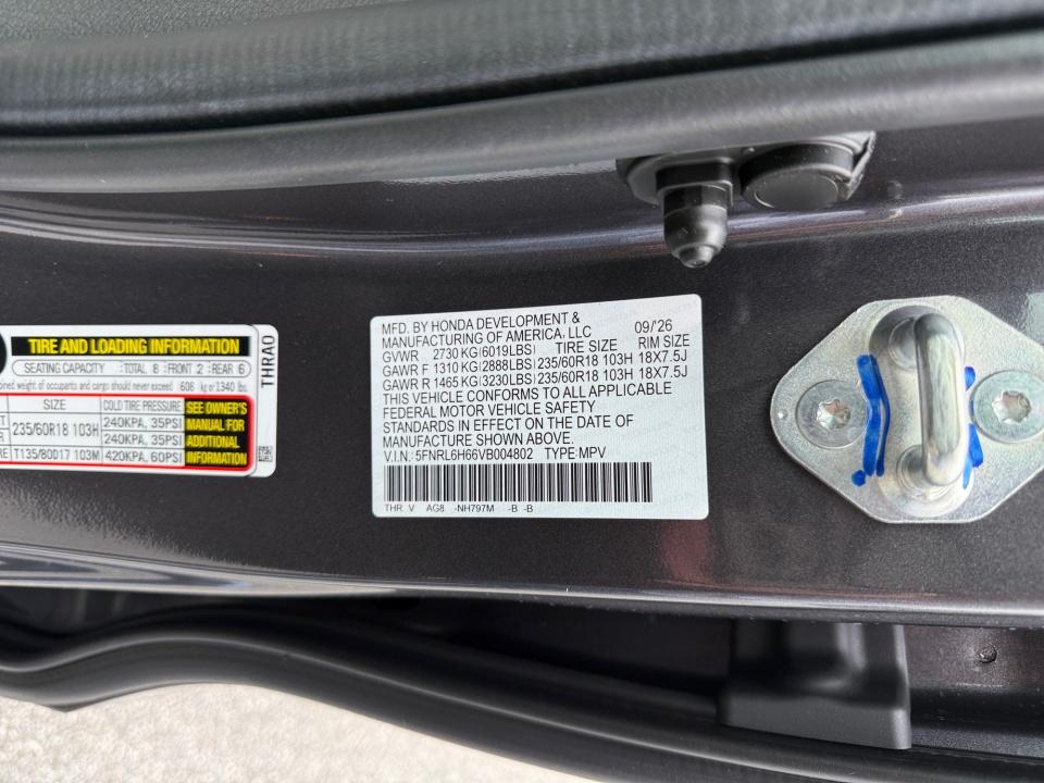 2027 Honda Odyssey EX-L