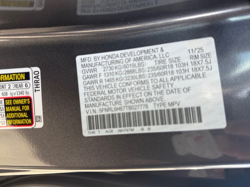 2026 Honda Odyssey EX-L