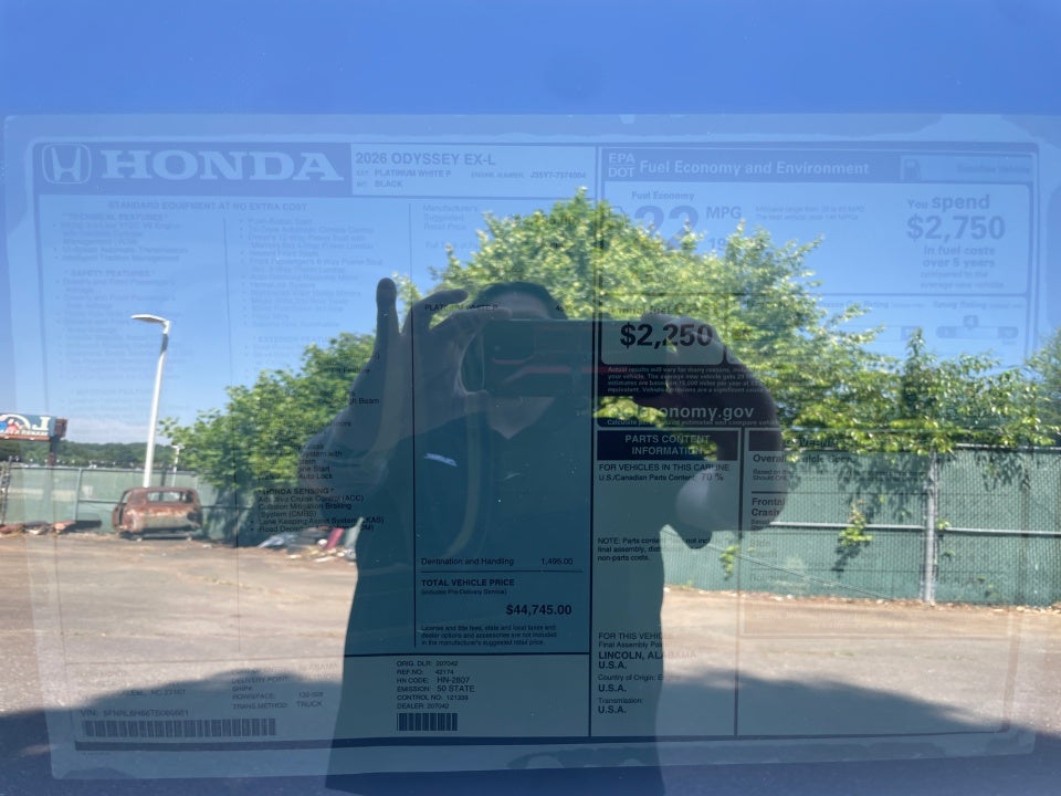 2026 Honda Odyssey EX-L