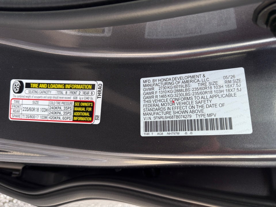 2026 Honda Odyssey EX-L