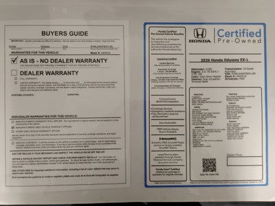 2026 Honda Odyssey EX-L