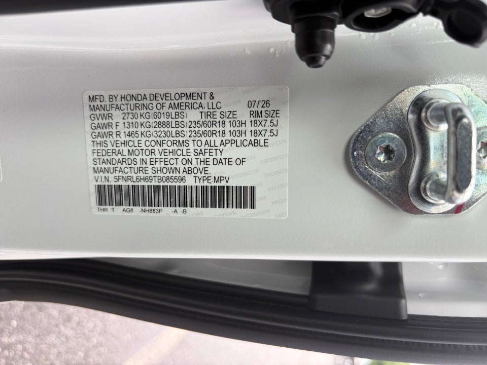 2026 Honda Odyssey EX-L