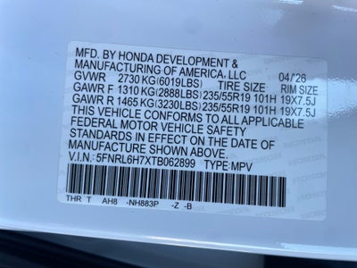 2026 Honda Odyssey Sport-L