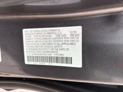 2026 Honda Odyssey Elite