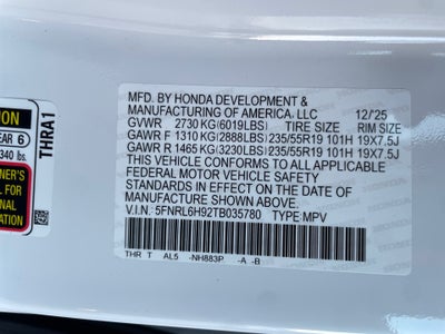 2026 Honda Odyssey Elite