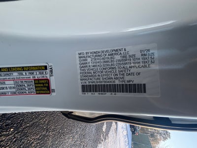 2026 Honda Odyssey Elite