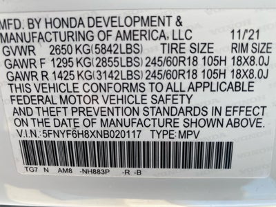 2022 Honda Pilot AWD TrailSport