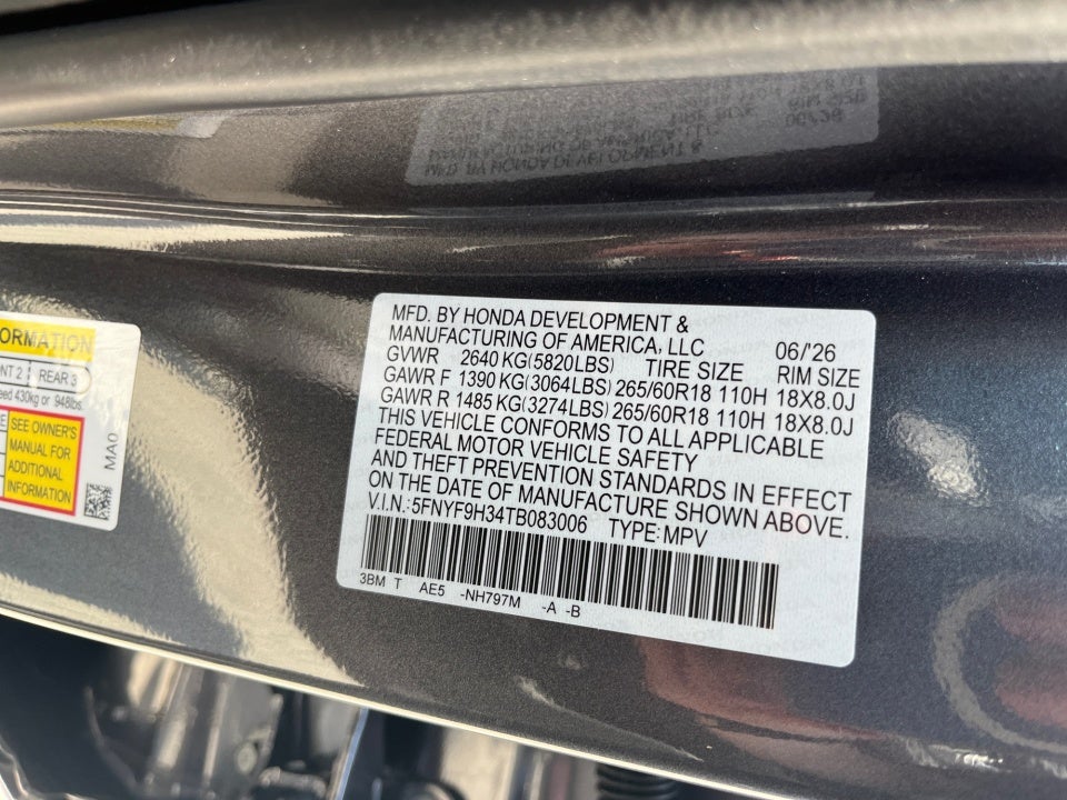 2026 Honda Passport RTL
