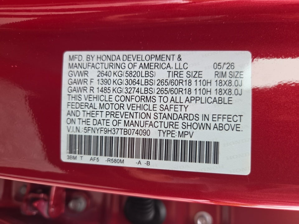 2026 Honda Passport AWD RTL Towing