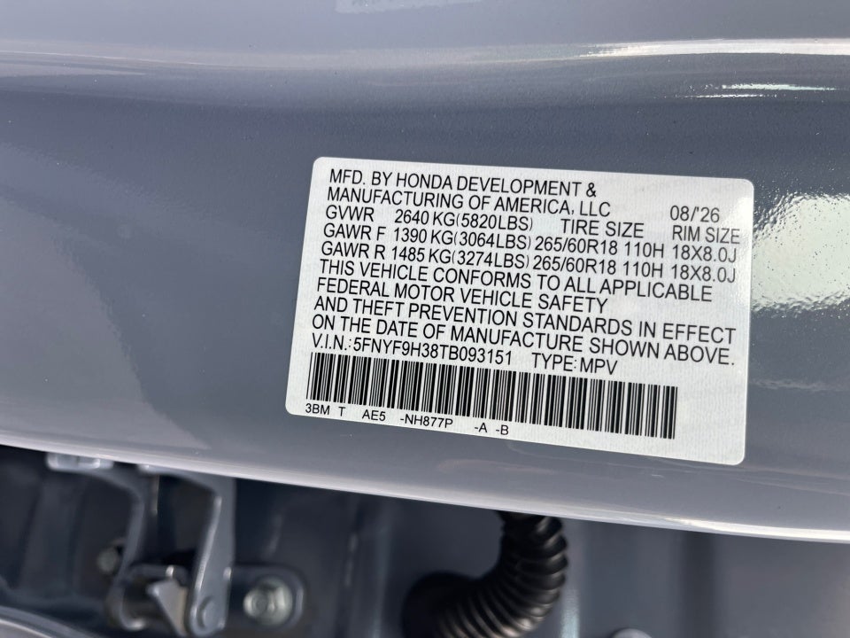 2026 Honda Passport RTL