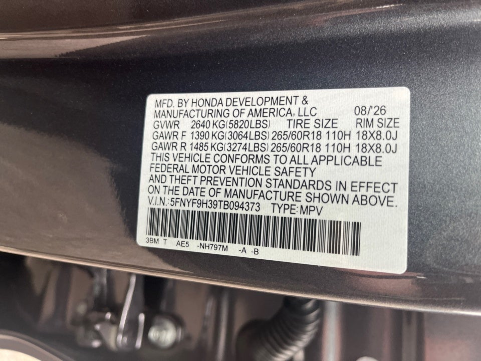 2026 Honda Passport RTL
