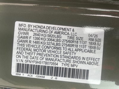 2026 Honda Passport AWD TrailSport