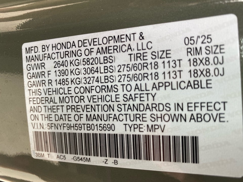 2026 Honda Passport AWD TrailSport