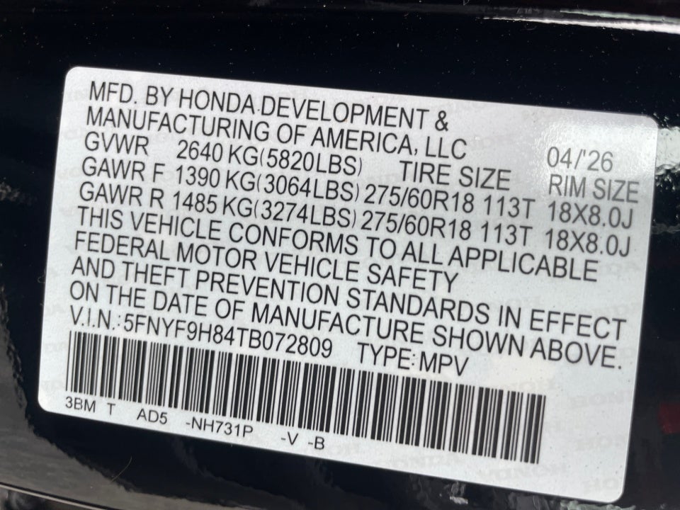2026 Honda Passport AWD TrailSport Elite
