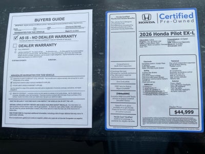 2026 Honda Pilot EX-L