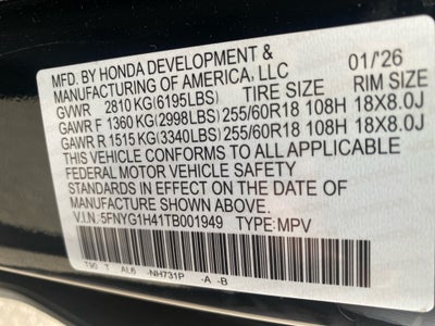 2026 Honda Pilot EX-L